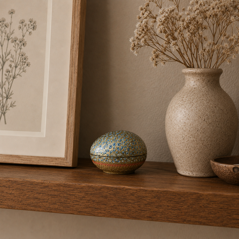 Hand-Painted Lacquer Box 