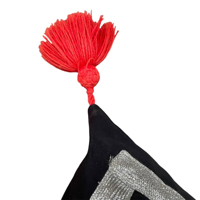 Red Tassel Portrait Cushion