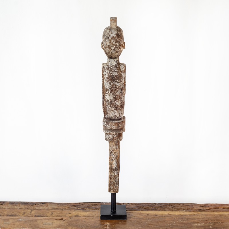 "Asmat" Statues with Metal Stand