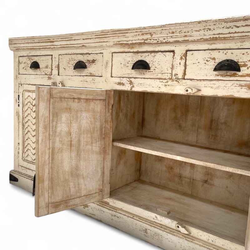 Distressed Sideboard Cabinet