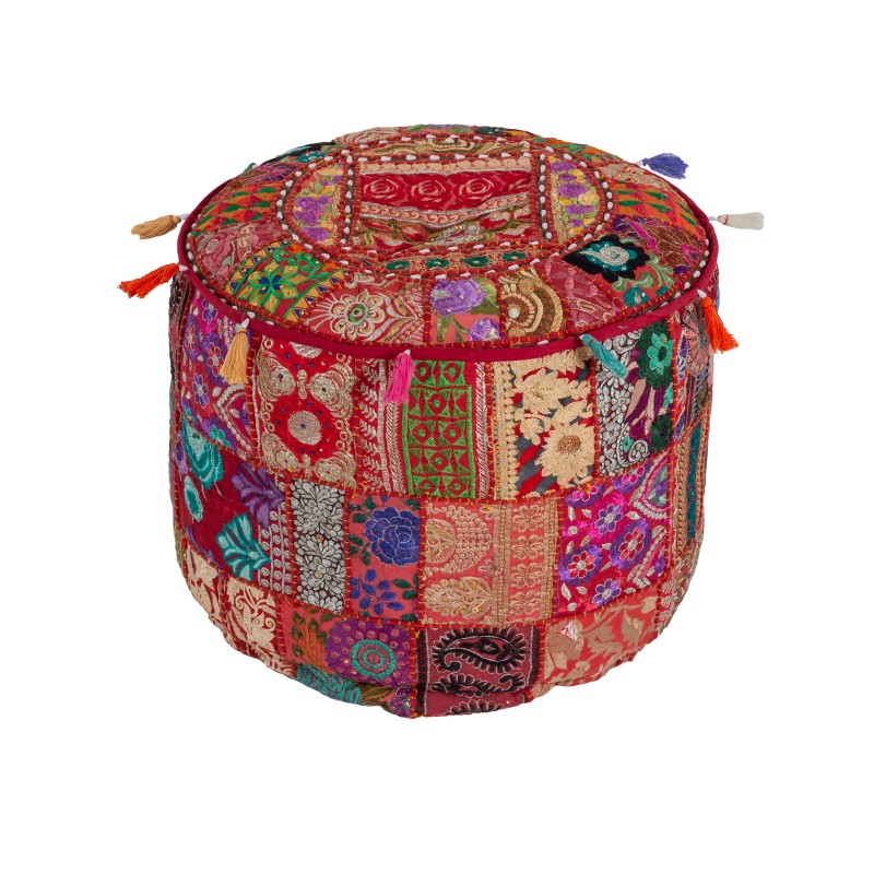 Pouf Old  Suti Patchwork 