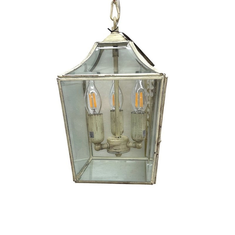 Antique Glass Lantern Pendant