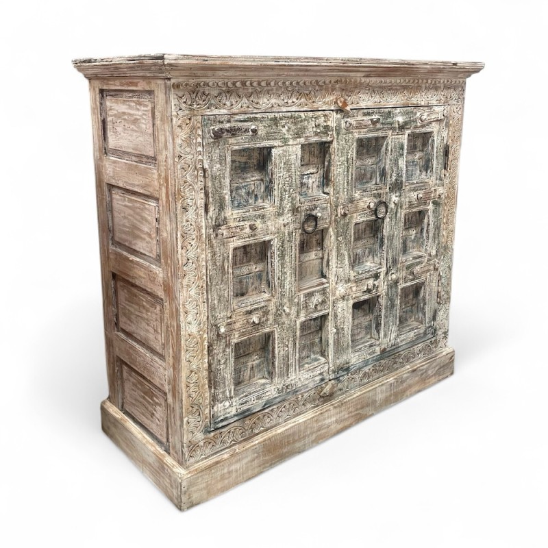 Rustic Teak Wood Cabinet 