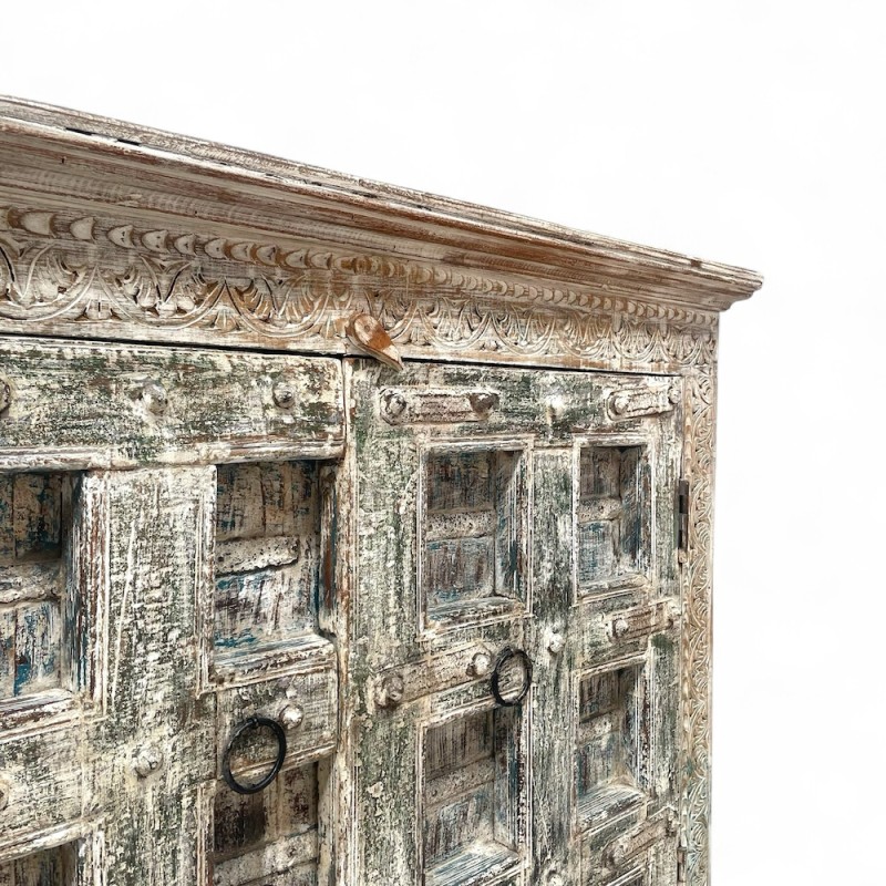 Rustic Teak Wood Cabinet 