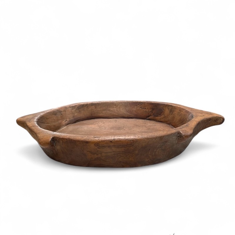 Hand-Carved Vintage  Wooden Bowl Hand-Carved Vintage  Wooden Bowl