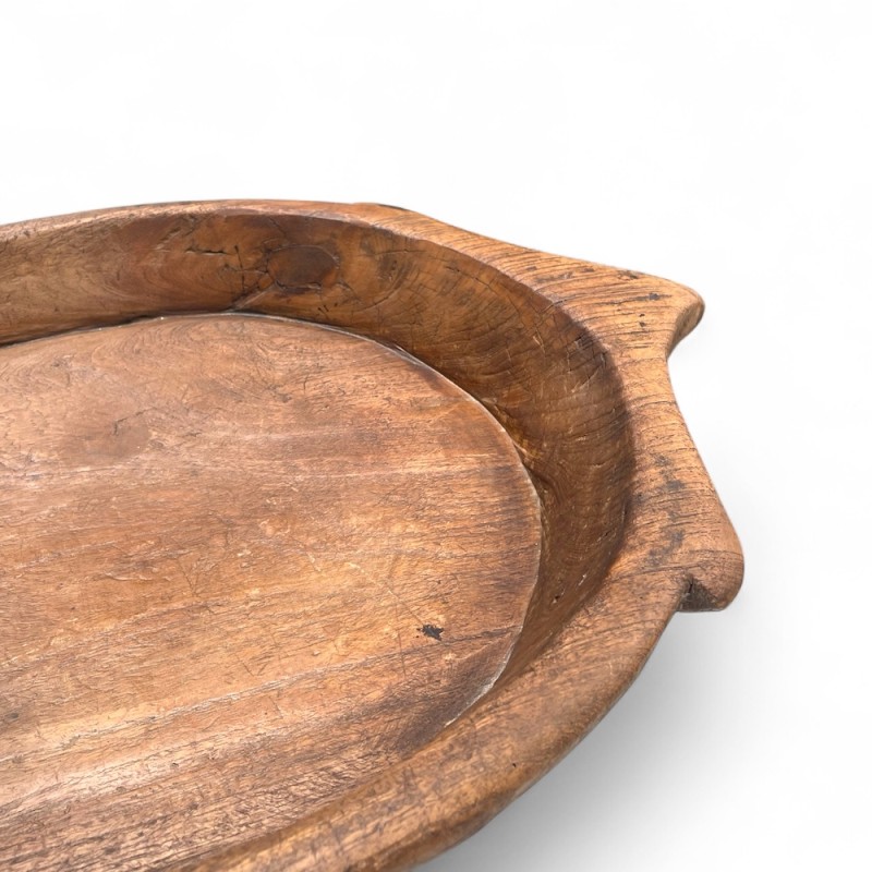 Hand-Carved Vintage  Wooden Bowl Hand-Carved Vintage  Wooden Bowl