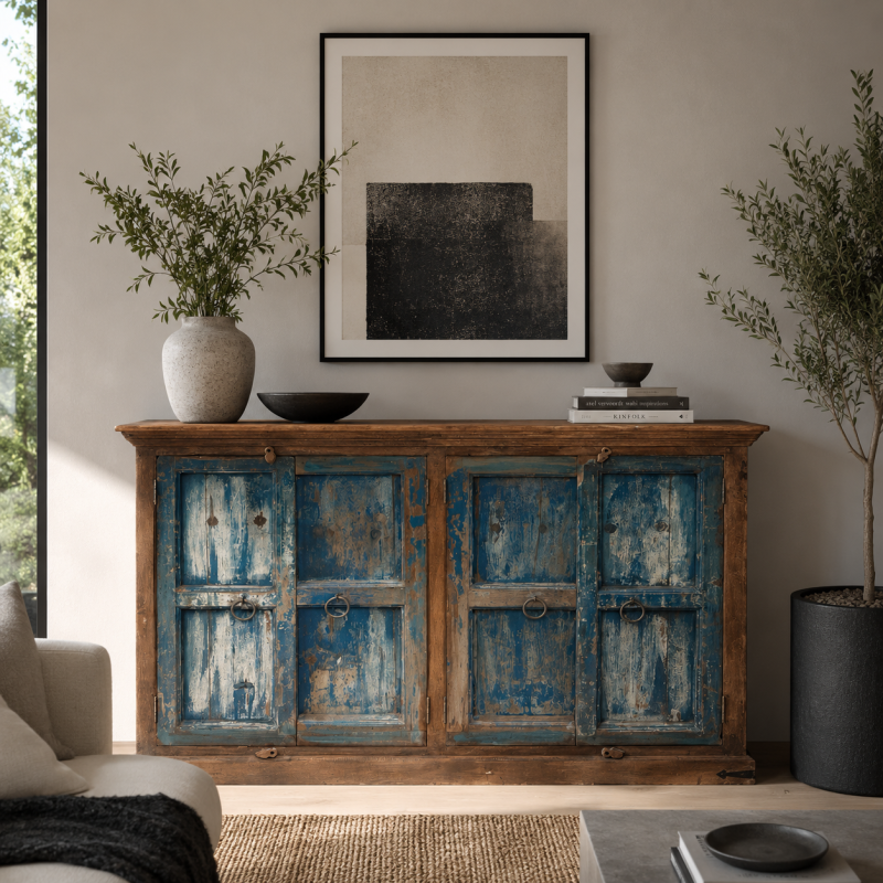 Vintage Carved Wood Furniture 