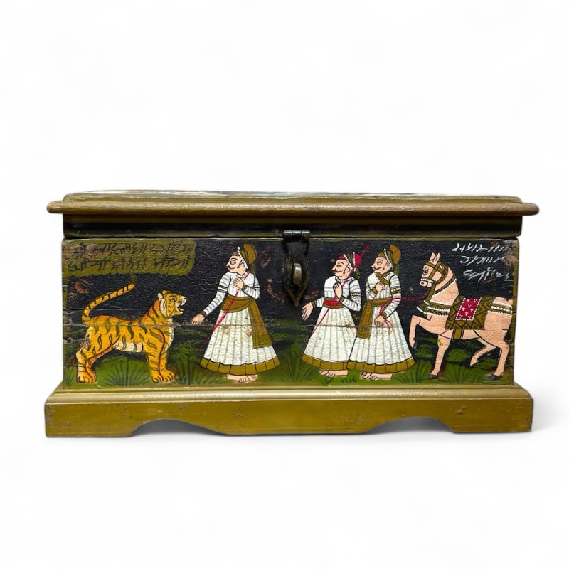 Painted Maharaja Storage Box