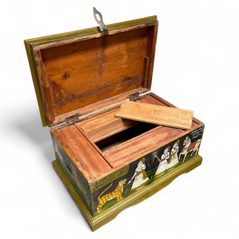 Painted Maharaja Storage Box