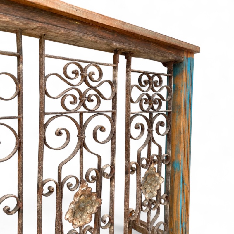 Iron Jali Console Table
