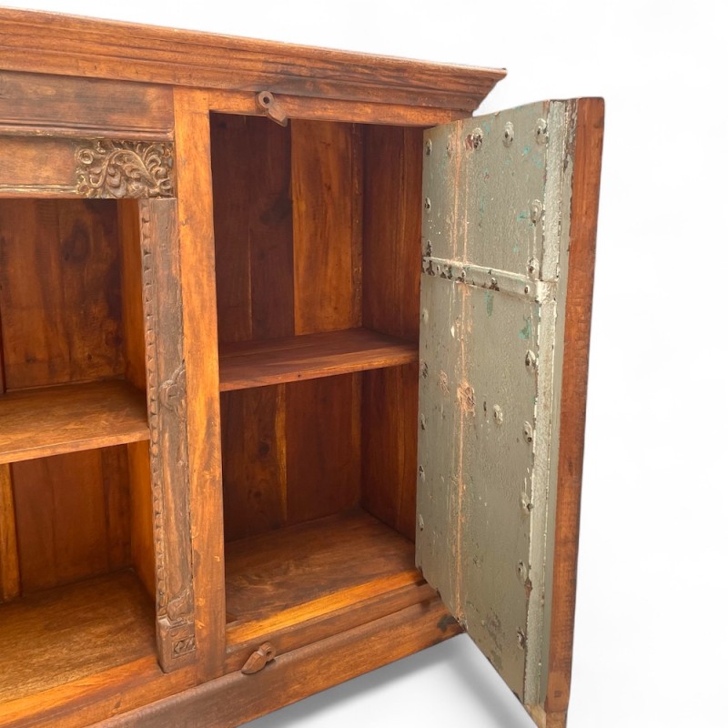 Wooden Sideboard with open shelves