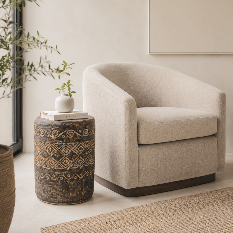 Solid Wood Hand-crafted Stool