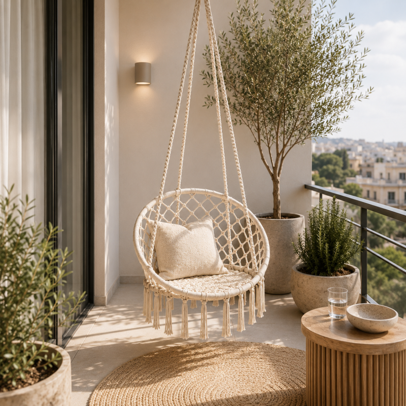 Macramé Hanging Swing Chair 