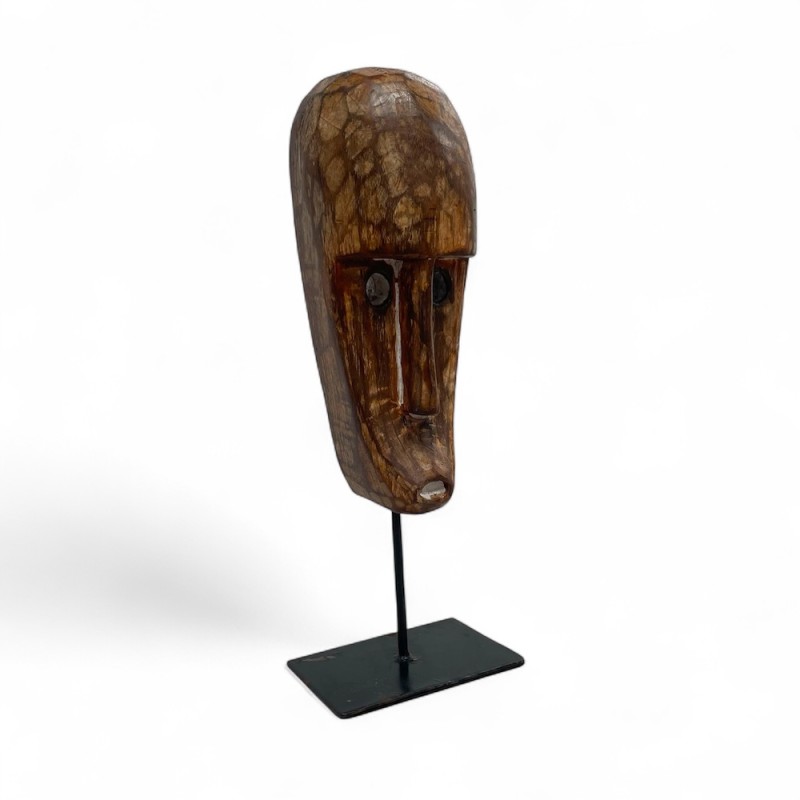 Hand-Carved Tribal Wooden Mask