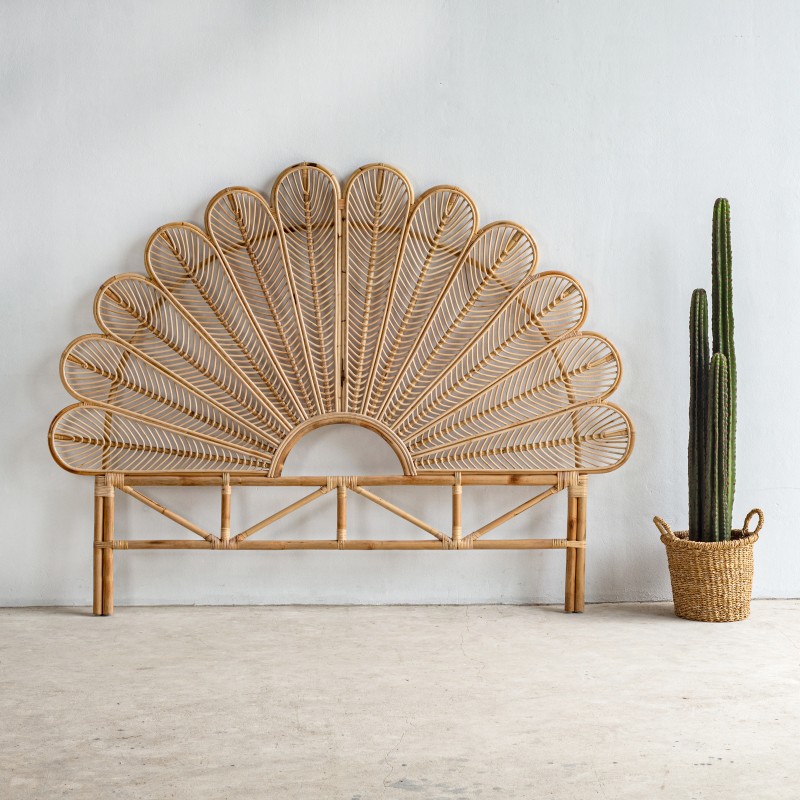 Peackok King Size Headboard 