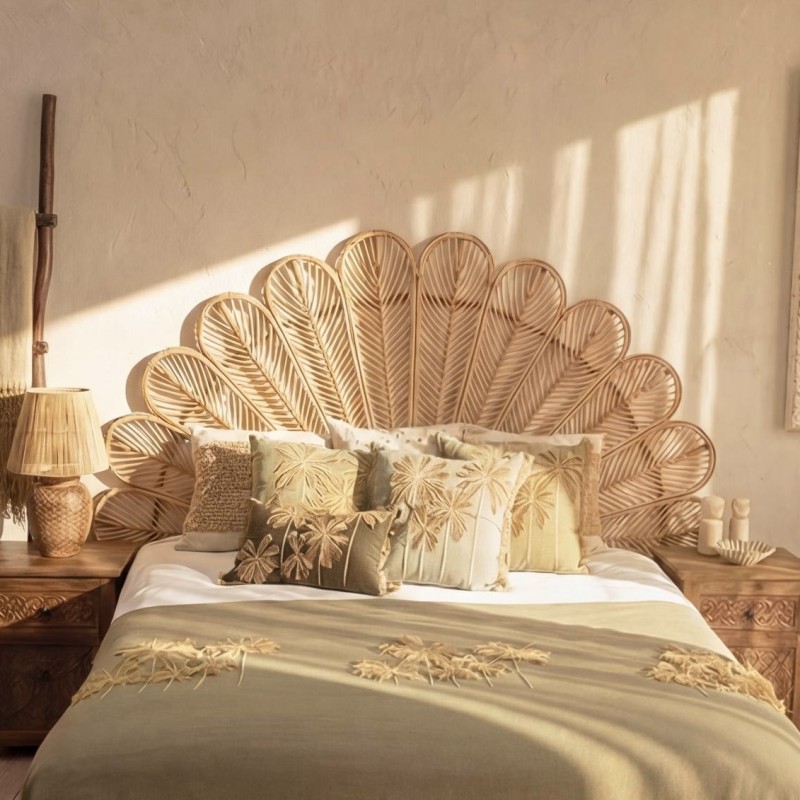 Peackok King Size Headboard 