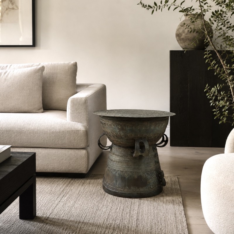 Bronze Rain Drum Table