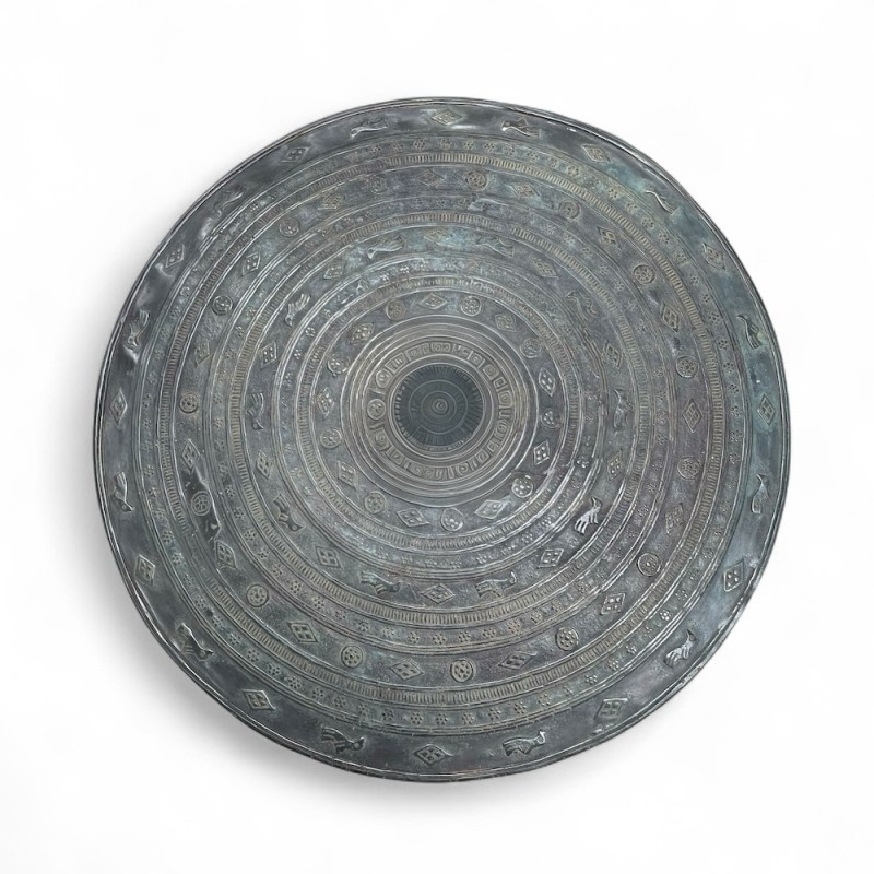 Bronze Rain Drum Table