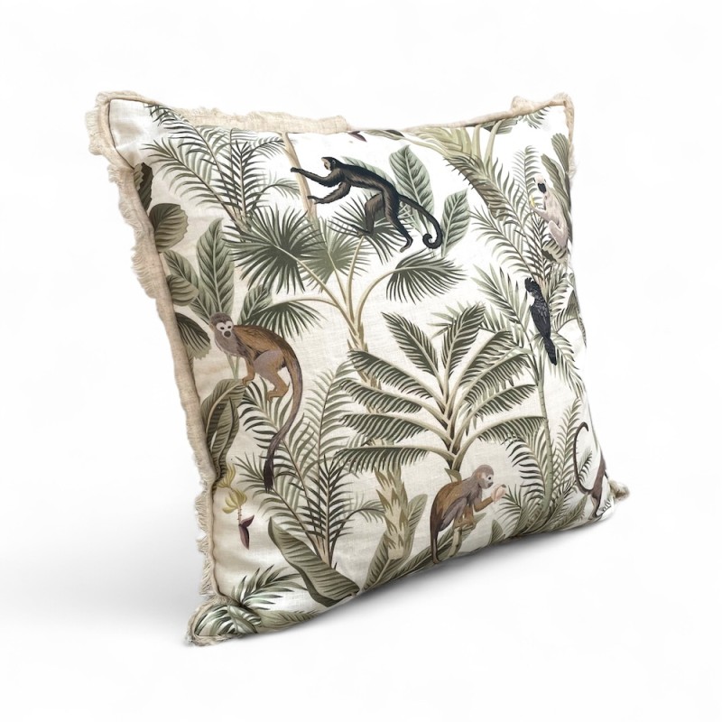Tropical Monkey Jungle Cushion – Indonesia