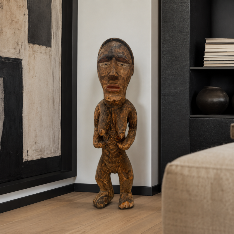  Tribal Wooden Figure