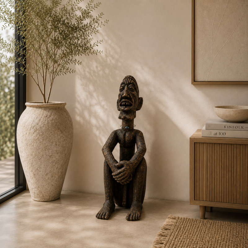 Vintage African Statue 