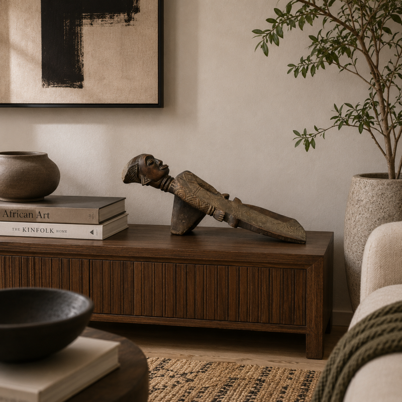 African Luba Headrest