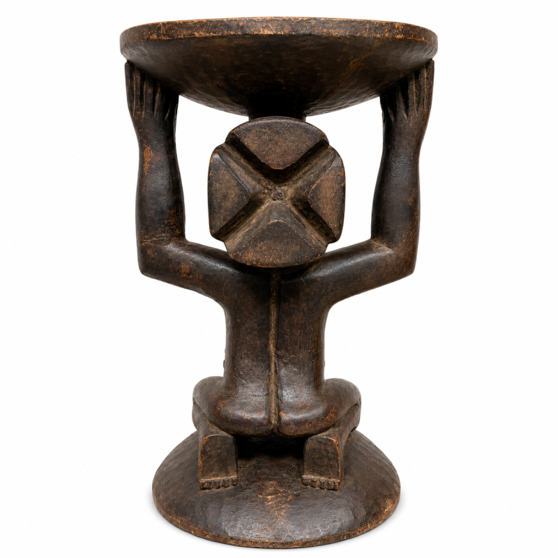 Luba Caryatid Stool 