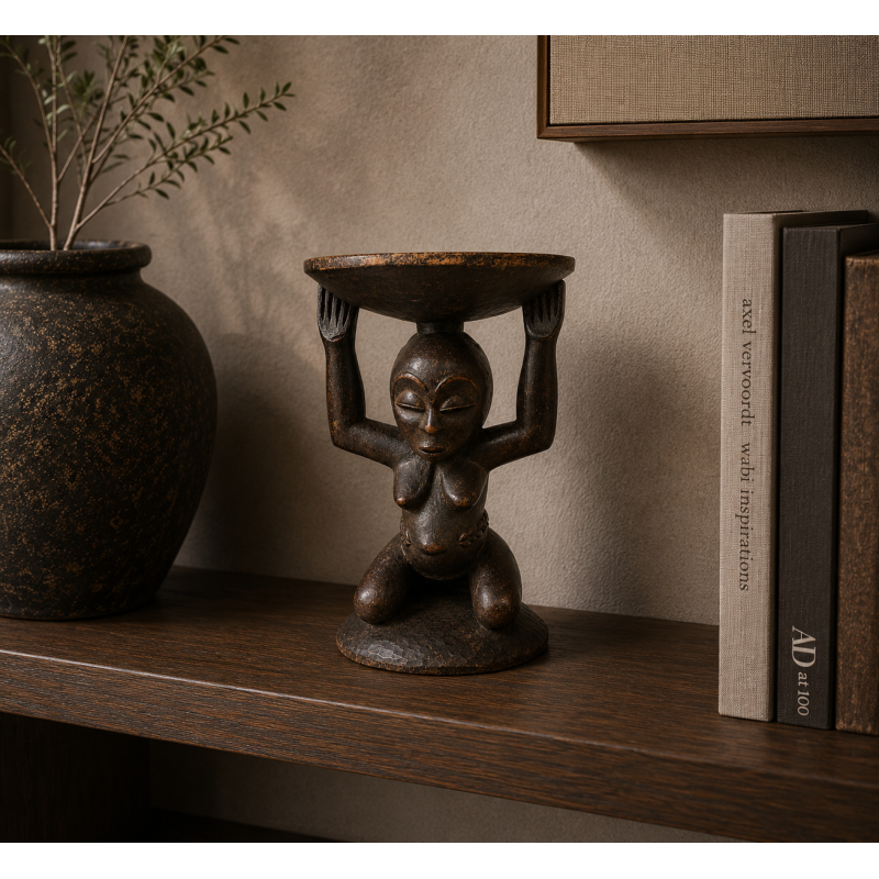 Luba Caryatid Stool 