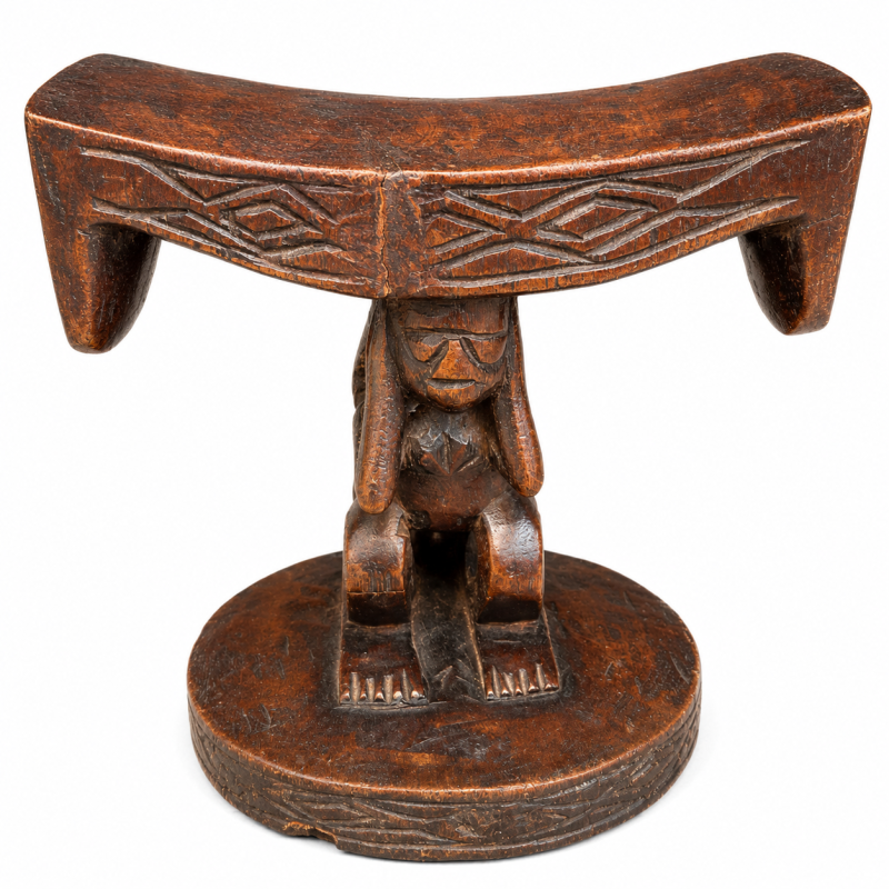 Luba Caryatid Headrest
