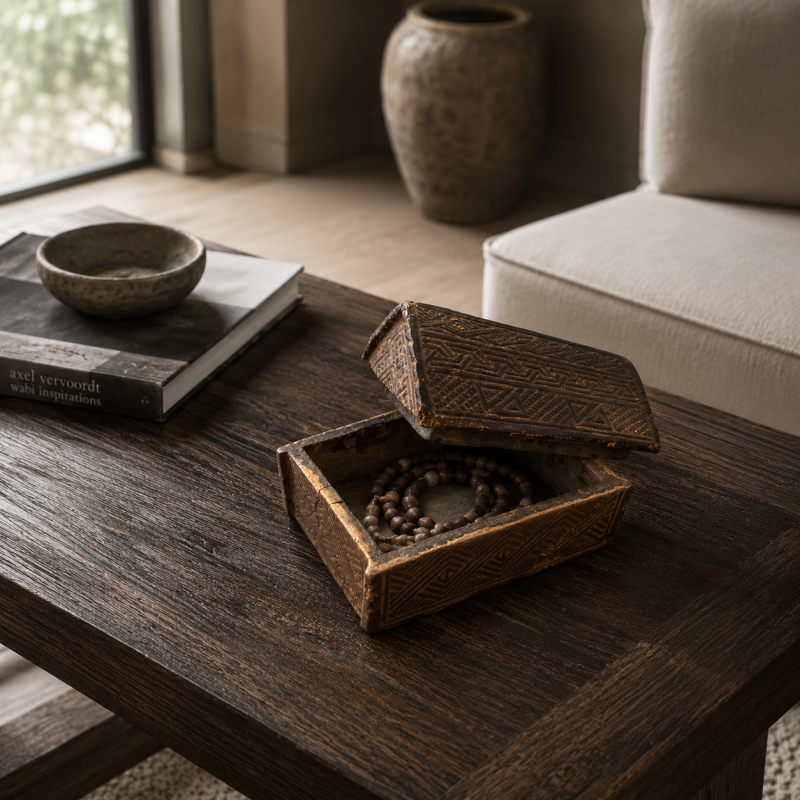 African Tribal Storage Box