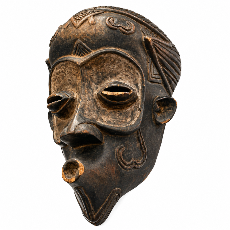 Bena Lulua Tribal Mask — Congo