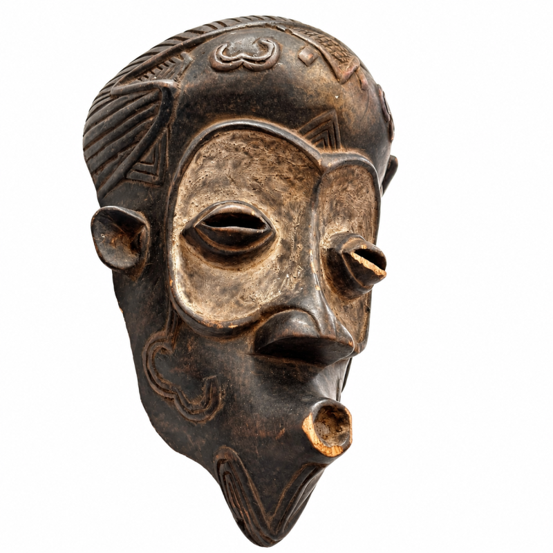 Bena Lulua Tribal Mask — Congo