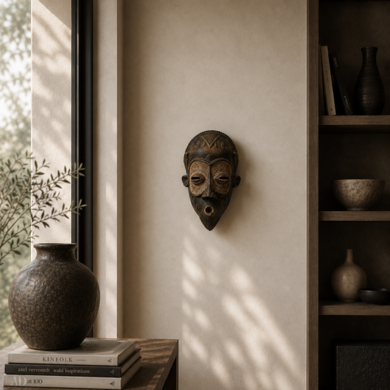 Bena Lulua Tribal Mask — Congo