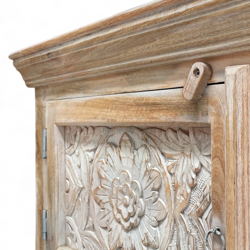 Hand-Carved TV Console