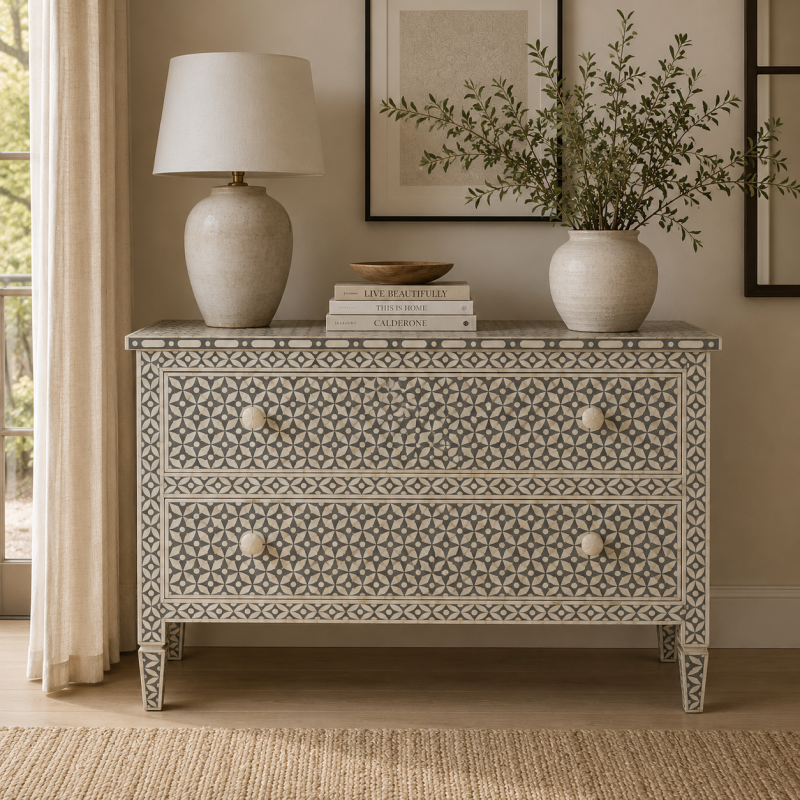 Bone Inlay Sideboard