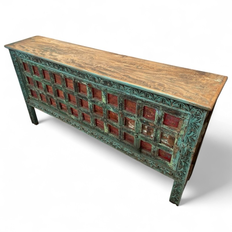 Hand-Carved Indian Console Table
