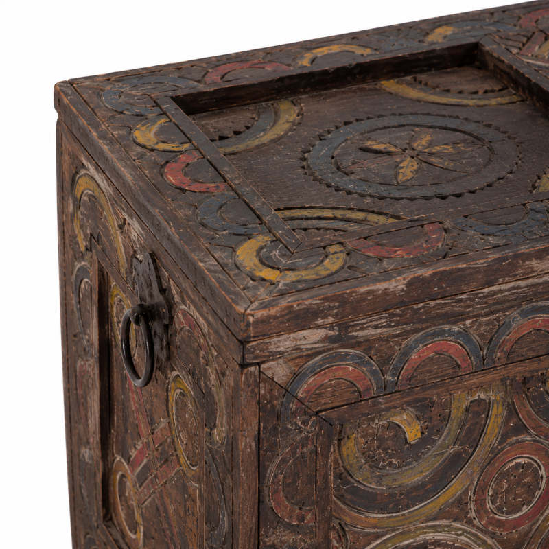 Small Carved Wooden Box