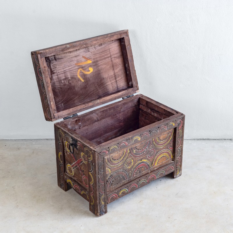 Small Carved Wooden Box