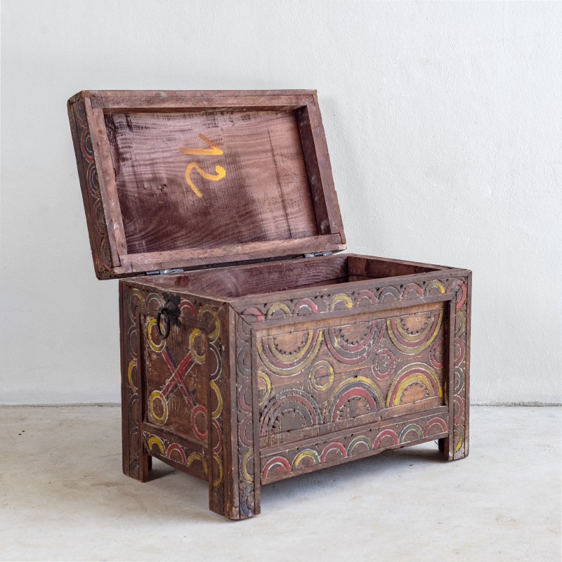 Small Carved Wooden Box