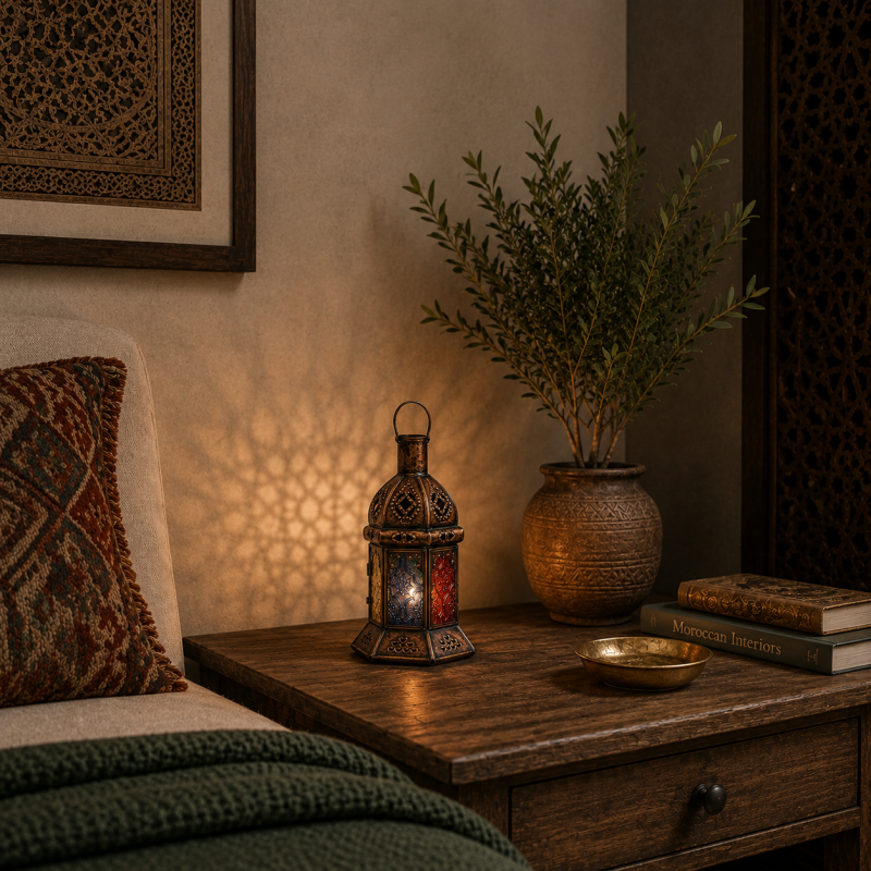 Moroccan Glass Lantern