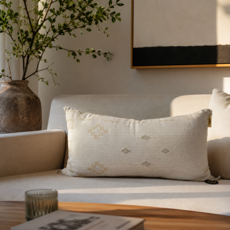 Moroccan Silk Pillow 