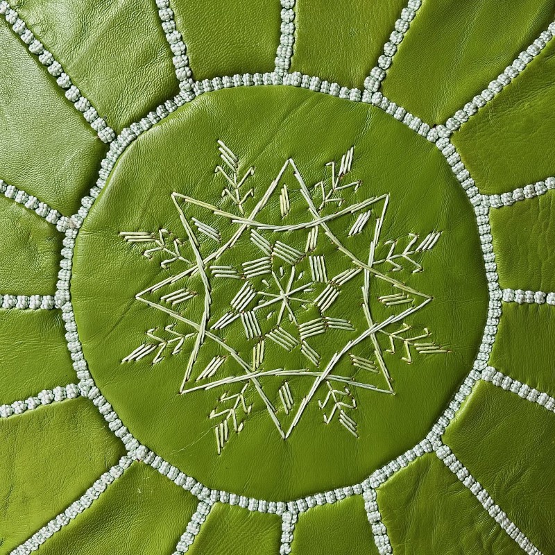 Morrocan Leather Poufs