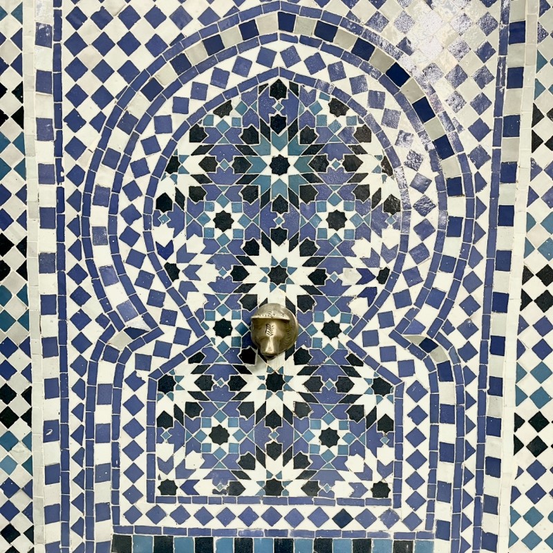 Moroccan Mosaic Fountain 