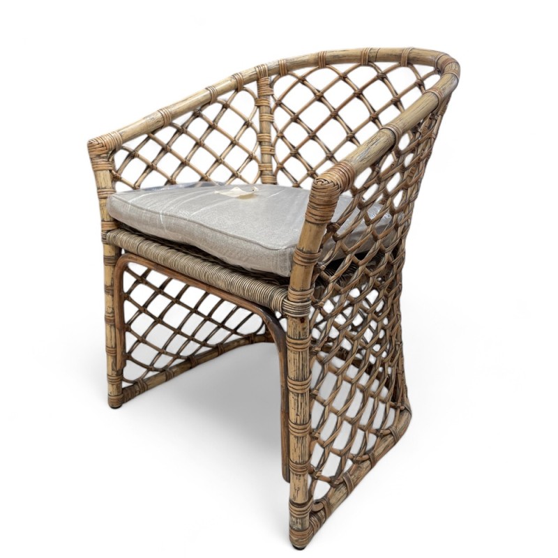 Indonesian Rattan Armchair