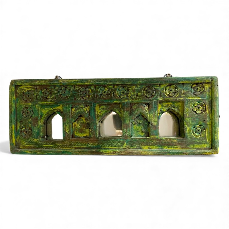 Carved Wooden Wall Mirror
