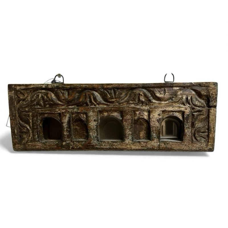 Carved Wooden Wall Mirror