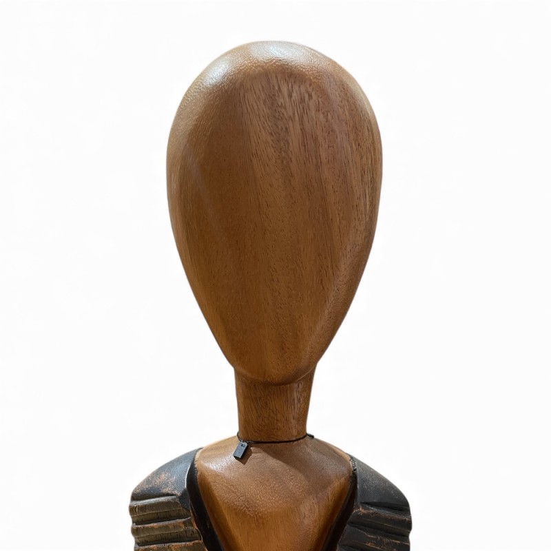  Thai Wooden Abstract Figure – Teak Wood Sculpture
