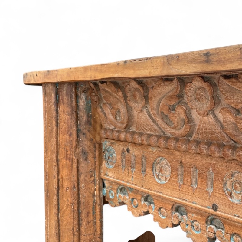 Antique Indian Carved Console Table