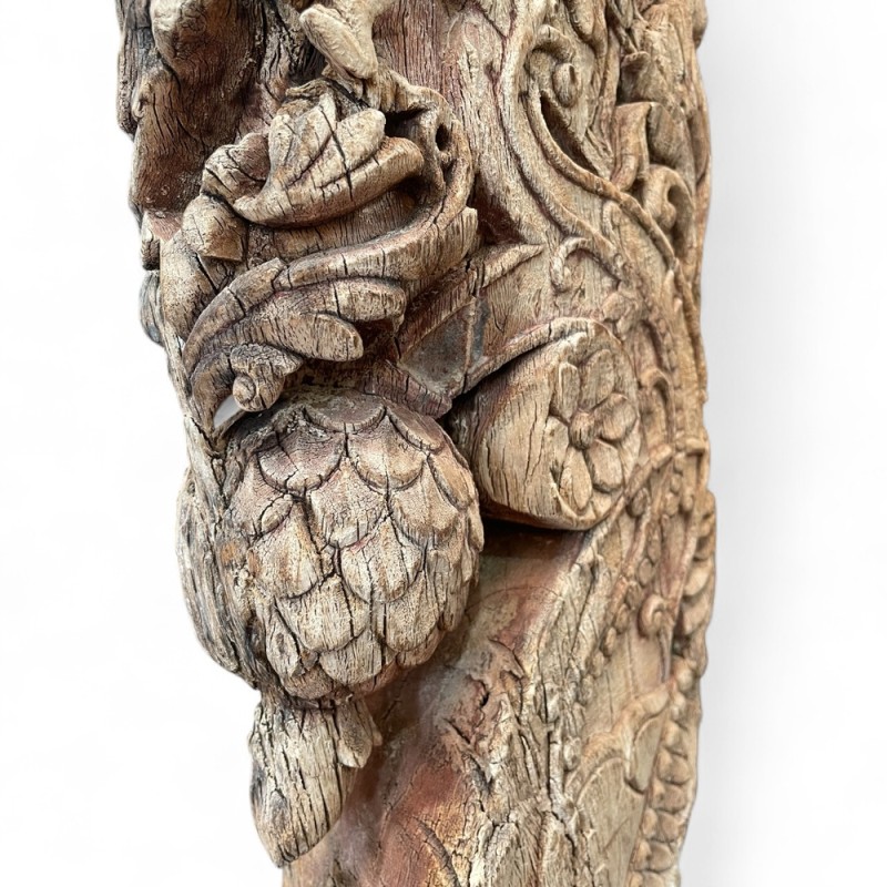 Antique Carved Wooden Garuda Sculpture