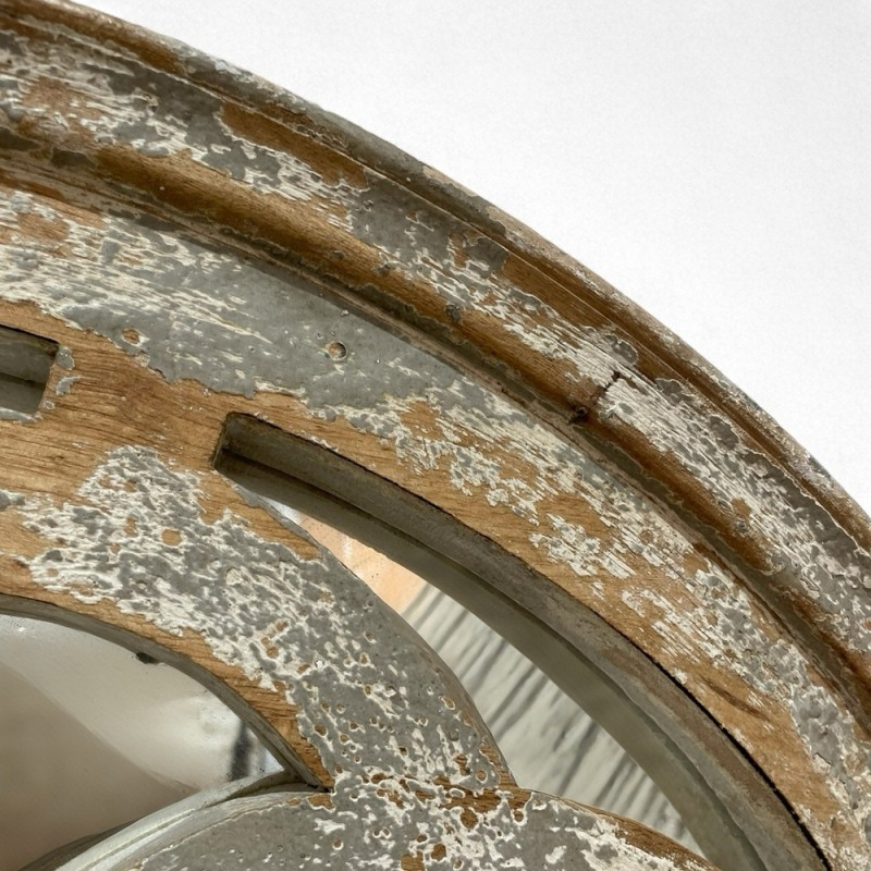 Round Carved Mirror “Lotus Pattern”